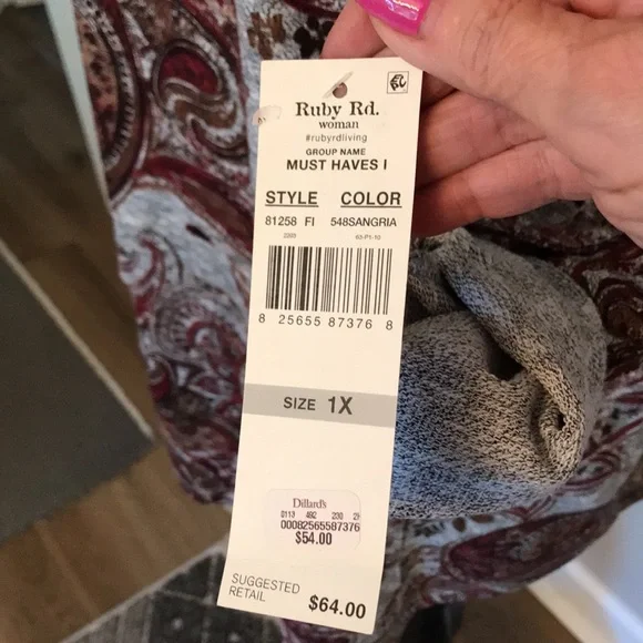 Ruby Rd. tunic top - Picture 9 of 11